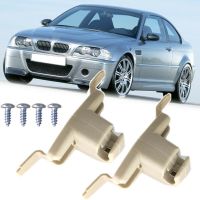 2x 2ชิ้นสำหรับ BMW 3 5 7ซีรีส์สำหรับ E46 E38 E39 E53 X5โลหะ ABS แฟชั่นสีเบจ