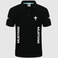 2023 NEW Style New pattern Mustang Logo Polo Shirt Solid Polo Shirt Shirts Customized Polo