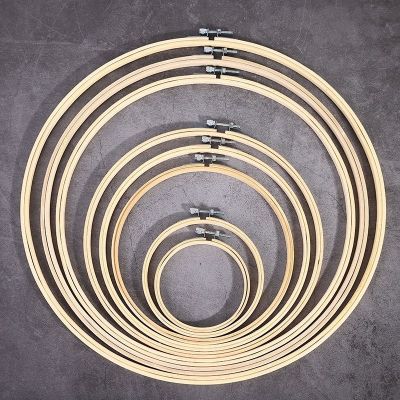 8-40.5Cm Diy Embroidery Hoop Art Craft Chinese Cross Stitch Tool Circle Round Ring Bamboo Frame Wooden Sewing Tools Home Decor