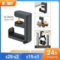 [NEW EXPRESS] Headphone Bracket Swivel Mounted Headset Holder Under Desk Hanger Earphones Display With USB Ports