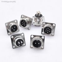 ❒◙▪ GX12 aviation connector square base flange socket 2 pin 3pin 4pin 5pin 6pin 7pin diam 12mm