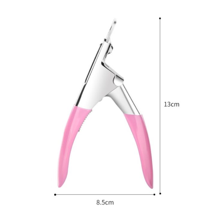 fake-nail-cutter-type-u-word-false-tips-professional-nail-clippers-straight-edge-cutters-manicure-pliers-guillotine-nail-capsule