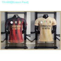 ☊✻ AC Milan 4th Black Gold Player Issue Fans Issue Kit 23/24 JerseyxLocal Seller Ready Stock!!!!x