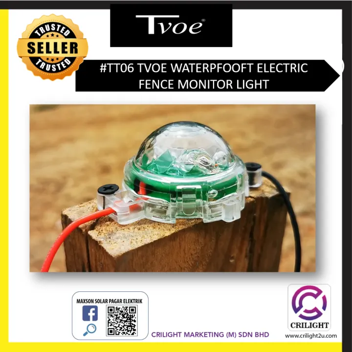 Crilight Tvoe Electric Fence Monitor Light TT06 Lazada