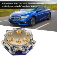 Car Audio Amplifier Modification Insurance Five way Hub Ground Fuse Distribution Car Junction Holder Block Accessorie Power I7W6