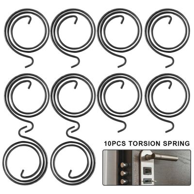 10pcs/set Door Knob Handle Spring Replacements Torsion Spring For Door Knob Lever Latch Internal Coil Repair Spindle Spring Spine Supporters