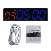 Gym Timer Clock Workout Timer Interval Clock Stopwatch Count Down/Up Interval Timer LED Fitness Training Timer Outdoor