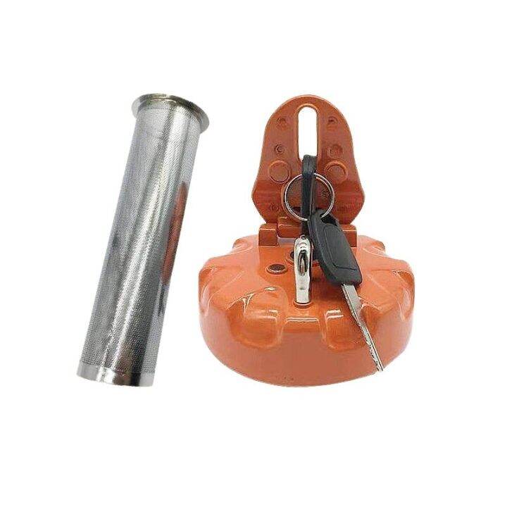 Doosan Daewoo Excavator parts DH55 DH60 Disel fuel tank cover Antitheft Fuel Tank cover filter