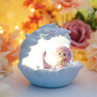 Sea Shell Mermaid Princess Star Light Atmosphere Small Night Lamp Creative Gift Birthday Gift Wholesale