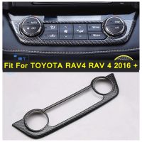 Laus สำหรับโตโยต้า RAV4 RAV 4 2016 2017 2018 ABS อัตโนมัติจัดแต่งทรงผมเครื่องปรับอากาศ AC สวิทช์แผงปกตัด3สีออกจากการเลือก