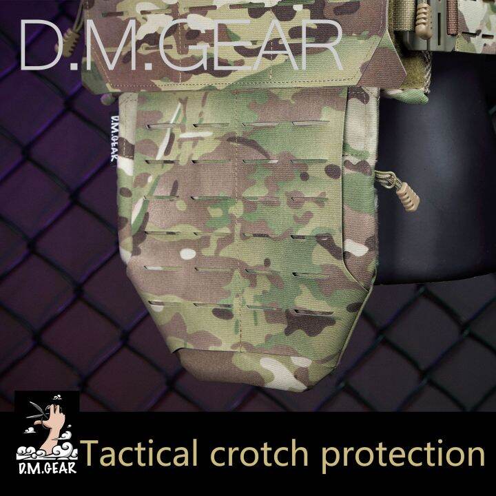 DMgear Hunting Tactical Pleated Military Vest Crotch Groin Protection MolleTactical Body Armor