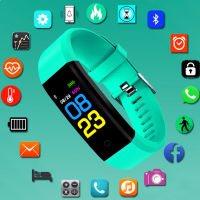 Smart Sport Watch Children Watches Kids for Girls Boys Students Wristband Fitness Tracker Digital Child Wristwatch Waterproof