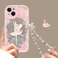 Charming เคสสำหรับ Apple iPhone ซิลิโคนนิ่มรูปเด็กผู้หญิงเต้นบัลเล่ต์14 13 12 11 X XR XS Pro Max Plus เคสด้านหลังมีสไตล์จาก GGQcase