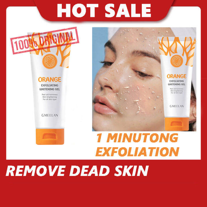 Orange Exfoliating Whitening Gel Body Scrub Facial Scrub Body Bleaching