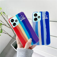 2023 INS ใหม่เคสนิ่มสำหรับ Realme C53เคสเคสมือถือซิลิโคน REALMEC53เคสใส่โทรศัพท์สีรุ้งน่ารัก