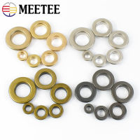 Meetee 50ชิ้น3.5-15มิลลิเมตรทองแดงบริสุทธิ์ตาไก่หัวเข็มขัด O แหวน Rivet DIY กระเป๋าสายเข็มขัดเครื่องแต่งกายสายรัดรองเท้า G Rommet อุปกรณ์เย็บผ้า