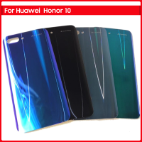 สำหรับหัวเว่ยเกียรติ10 COL-L09 COL-L29แบตเตอรี่ปกหลัง3D แผงกระจก Honor10ด้านหลังประตูที่อยู่อาศัยกรณีกล้องเลนส์กาว Replac