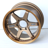 ล้อแม็กขอบ 18x9.5 6รูx139.7 ET25 (งานTE37) สีน้ำตาล ยี่ห้อ YUSTA รุ่น R96 ?(ราคาต่อ1วง)? แถมจุกแต่งสีฟรีทุกวง