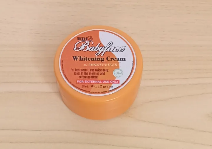 RDL BABYFACE WHITENING CREAM WITH MOISTURIZER 12 GRAMS Lazada PH