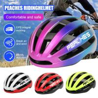 PEACHES Road Bike Helmet Uni Professional Bike Helmet Bicycle Mountain Road Bike Helmet