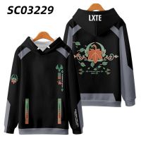 2022 Genshin Impact Kaedehara Kazuha 3D Printing Autumn Fashion Game Hoodies Sweatshirt Long Sleeves Pollover tops