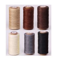 【YD】 1.0 50M Falt Waxed Thread Wax String Cord Sewing Handicraft Leather Products