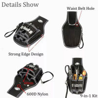 HITN Electrician Waist Pocket Tool Belt Pouch Bag Screwdriver Kit Holder Case Cal