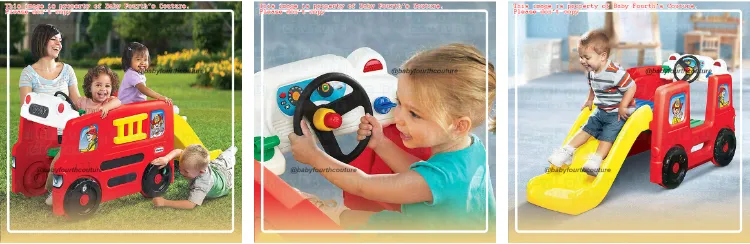 little tikes fire truck activity gym