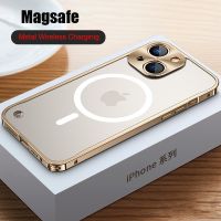 [Chaoke digital branch] เคสสำหรับ iPhone โทรศัพท์อะลูมิเนียมหรูหราขนาด13 Mini 14 Pro Max ฝาครอบเกราะกันกระแทกอะคริลิคสีด้านสำหรับ iPhone 12 13 Pro Max