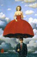 ✇ 5 สไตล์เลือก Magritte ศิลปิน Morden Art ฟิล์มพิมพ์ผ้าไหมโปสเตอร์สำหรับ Home Wall Decor 24x36inch