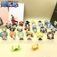 เครื่องประดับกระเบื้องอะคริลิคหนึ่งชิ้น5ซม. ภาพอนิเมะตกแต่ง Nika Luffy Zoro Sabo Kawaii โมเดลของเล่นของขวัญวันหยุดสำหรับเด็ก