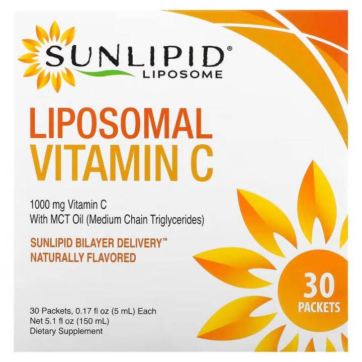 Liposomal Vitamin C Lipid Soluble, 30 Packets, 0.17 fl oz (5 ml) Each
