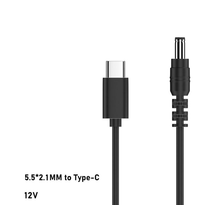 ruanehan-pd-65w-สาย-usb-type-c-เป็น-dc-กล้องถ่ายรูปสำหรับกล้อง-ปลั๊ก5-5x2-5mm-สายพาวเวอร์ซัพพลาย-มืออาชีพอย่างมืออาชีพ-กล่องทีวีกล่อง-สายแปลง3a-12v-20v-ของใช้ในครัวเรือน