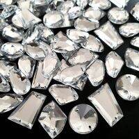 150Pcs ผสมเย็บสีขาวหลวมเสื้อผ้าลูกไม้ลูกปัด Rhinestones สำหรับงานแต่งงานเสื้อผ้ารองเท้าหัตถกรรม Diy Party Dance Costumes