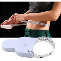 【YF】 Sewing Double Sided Waist Ruler Three Circumference Automatic Telescopic Tape Measure Body 150cm Self Stick Inch Rolling Girth