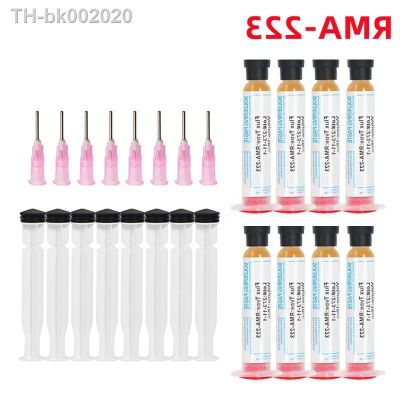 ☊♤™ Welding Aid Paste RMA-223 Flux No Clean Soldering Flux SMD BGA Reballing Welding Flux Welding Flow Needles Rework Tools