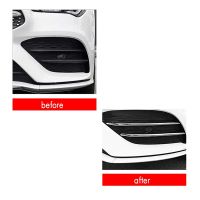 4Pcs Front Bumper Front Fog Grille Trim Strips for Mercedes Benz CLA200 CLA 260 2020-2023 Car Styling Decoration Sticker