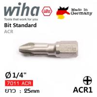 WIHA ดอกไขควงปากแฉก ACR 1x25 Order No.04919