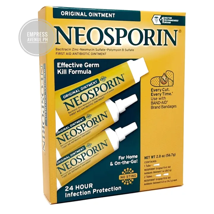 Neosporin Original Ointment, First Aid Treatment for Burns, Scrapes and