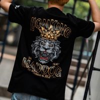 เสื้อเลือกตั้ง Maddogstreet® เสี้อยืด ลาย รุ่น สิงโต แขนสั้น เสื้อยืดผู้ชาย S-5XL