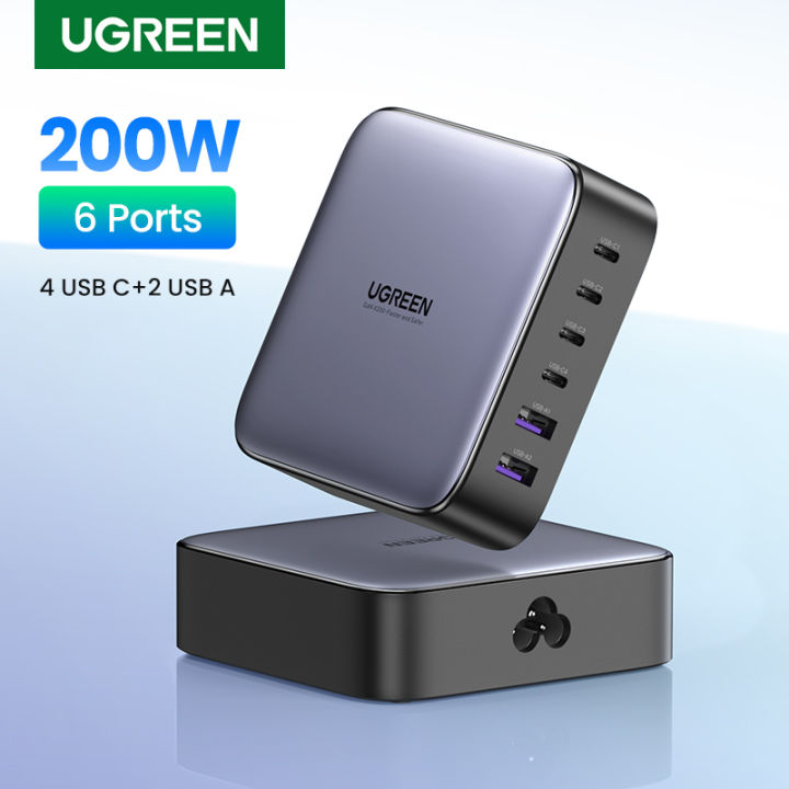 Ugreen Nexode W Usb C Desktop Charger Ports Gan Pd Fast Charger