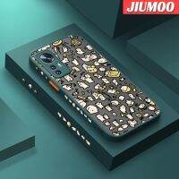 เคส JIUMOO สำหรับ Xiaomi 12 Pro 5G 12 Lite เคสบางลายสุนัขการ์ตูนที่สร้างสรรค์ขอบสี่เหลี่ยมกันกระแทกเคสโทรศัพท์เนื้อแข็งป้องกันเลนส์กล้องปลอกซิลิโคนคลุมทั้งหมด