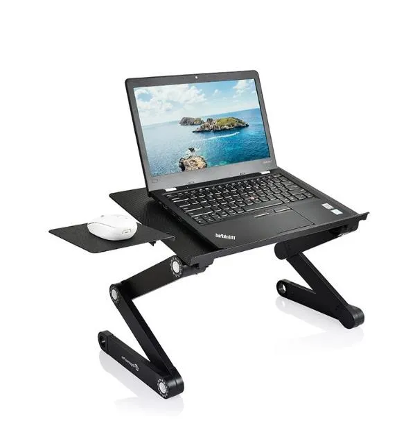 Table ergonomique pour pc portable avec tapis de souris 