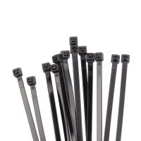 Nylon cable tie 3x100/4x150/5x200 black plastic flange Cable wire load fastening tie cable organizer cargo strap