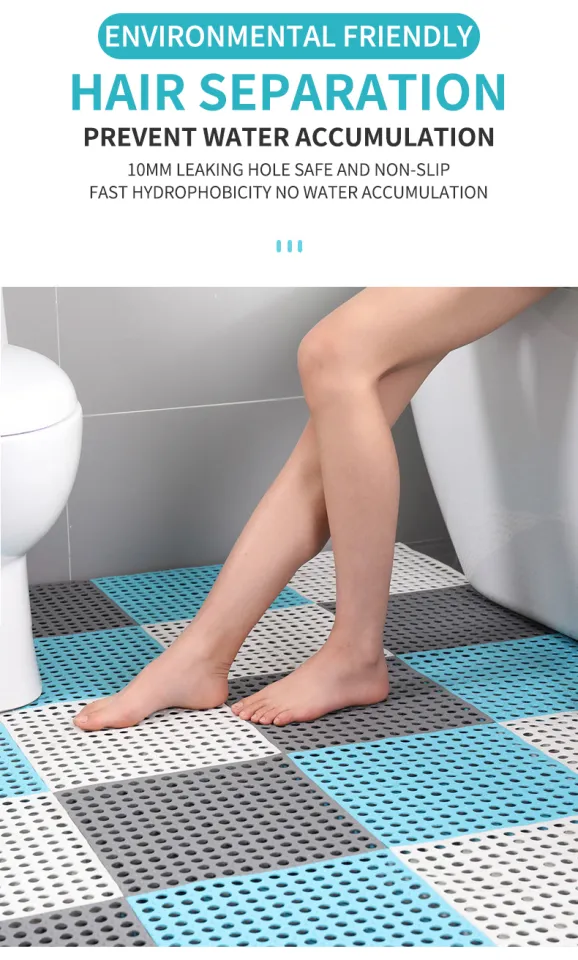 Bathroom anti-slip mat shower room bath waterproof mat home anti-fall  splicing toilet toilet toilet