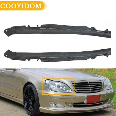 Newprodectscoming Car Front Upper Headlight Cover Seal Trim Ring Strips For Mercedes-Benz S W220 S280 S350 S430 S500 S600 A2208260781 A2208260791