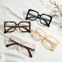 {Paopao glasses} ผู้หญิงผู้ชายแสงสีฟ้าปิดกั้นแว่นตาป้องกันแสงสีฟ้าตารางสายตาสั้นแว่นตากรอบอ่านการเล่นเกมสำนักงานแว่นตาทีวี/โทรศัพท์แว่นตา