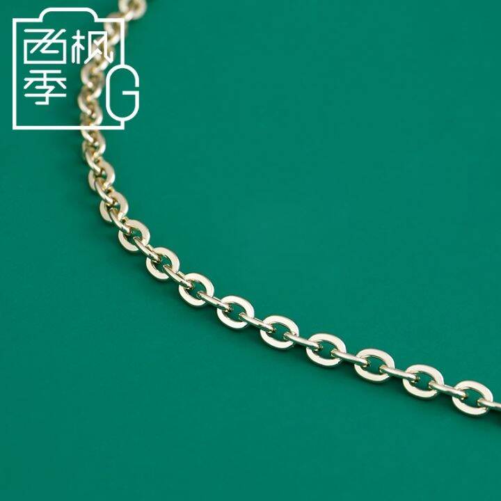 suitable-for-lv-old-flower-three-in-one-bag-flat-o-thin-chain-light-gold-and-silver-metal-chain-bag-chain-replacement-shoulder-strap-strap-accessories