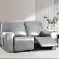 【lz】✷◙  PU Leather Recliner Sofa Cover for Living Room Waterproof Stretch Cushion Cover para Animais de Estimação e Crianças Furniture Protector 4 Pcs 6 Pcs 8Pcs