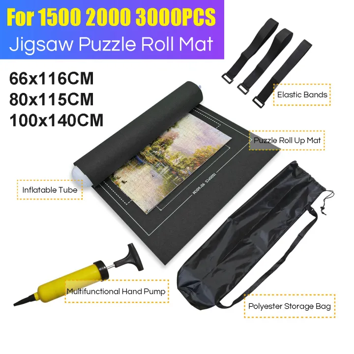 Jigsaw Puzzle Roll Up Mat for Jigsaw Puzzles Saver and Storage Store and Transport Puzzle